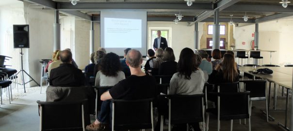Alexander Horn bei seinem Vortrag zum Thema Profiler in Wolfenbüttel, 2016